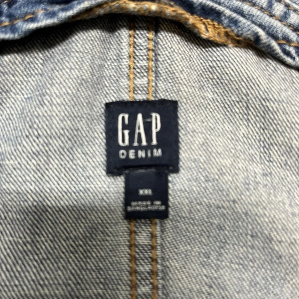 Gap Denim Denim Jumper Overall Dress Girls XXL Country Western Cowgril Casual